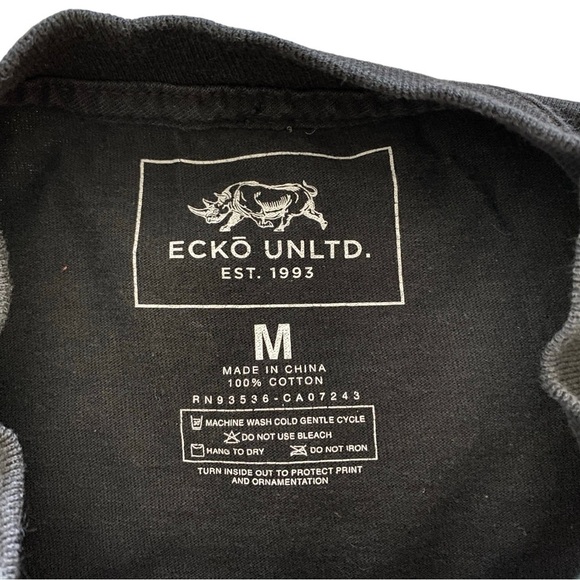 ECKO UNLTD Hawaii Rhino Skate Tee Shirt Men M Medium - Picture 4 of 5